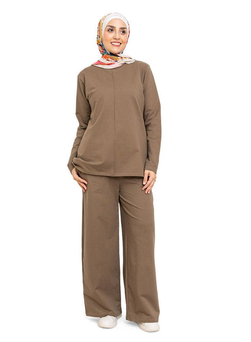 Coffee S - Melton Suit - Khotwh